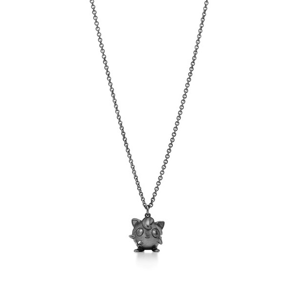 Tiffany & Co Jigglypuff Pokémon Pendant in Oxidized Silver with Diamonds - Picture 3 of 12